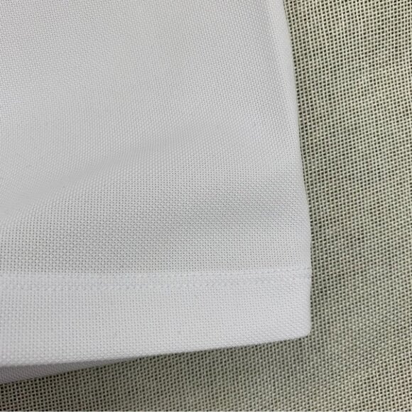 MK Half-Zip Polo Shirt White Michael Kors Size L - Picture 6 of 11